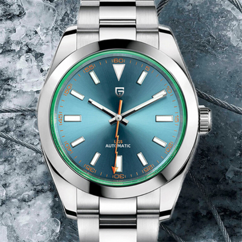 2022 PAGANI تصميم جديد ساعات آلية رجالية ساعة أوتوماتيكية للرجال الياقوت الفولاذ المقاوم للصدأ 10Bar مقاوم للماء Reloj Hombre