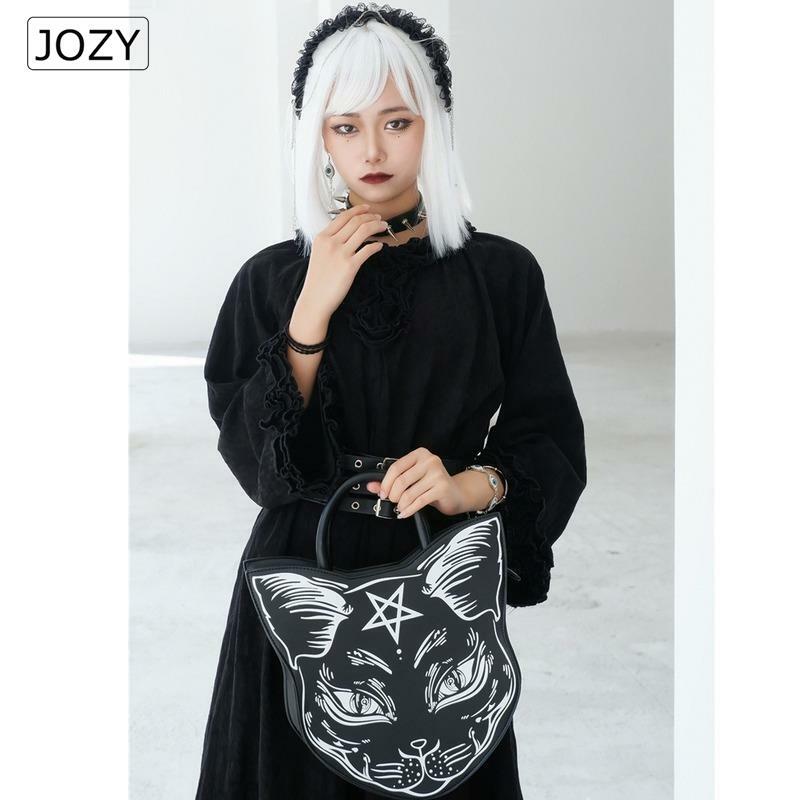 Dark Cat Crossbody Bags for Women Fashion Happy Halloween Jelly Purse All Hallows' Day Tote Bag Scary Candy Trick or Treat Kids #5