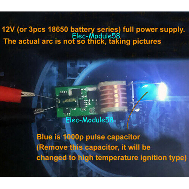 تيار مستمر 5 فولت-12 فولت 15KV مولد جهد كهربائي عالي الفوليتية خطوة المتابعة العاكس قوس الشاعل دفعة لفائف وحدة عالية الكفاءة تصميم دائرة الحرارة...