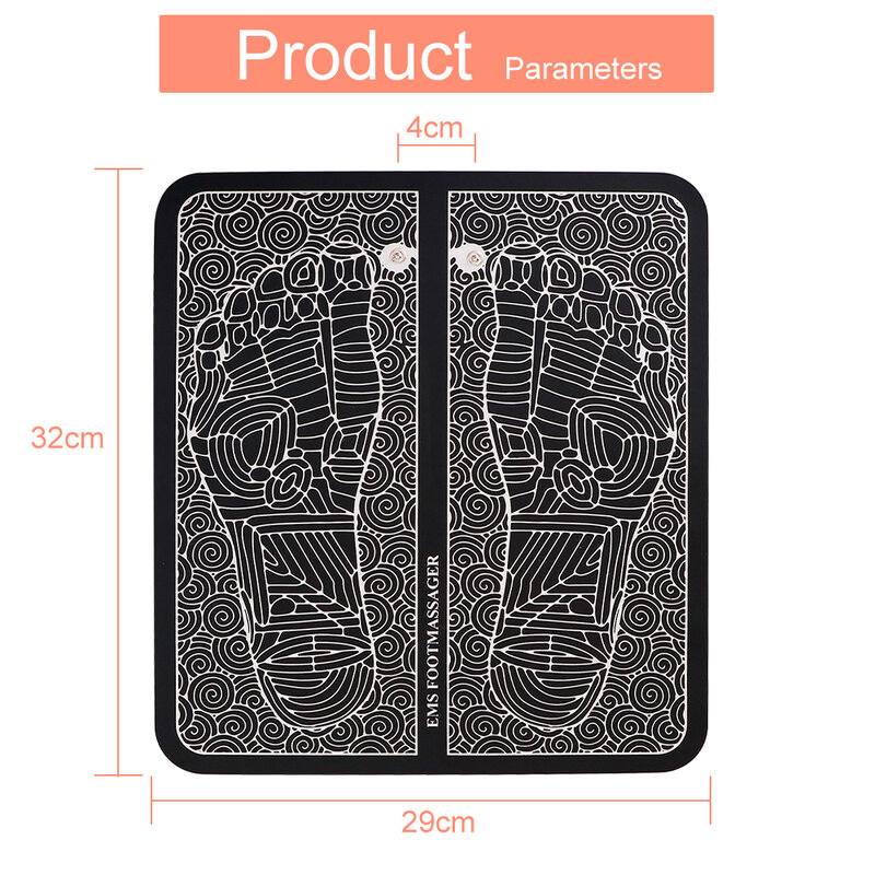 Electric EMS Foot Massager Pad Foot Massage Mat Feet Muscle Stimulator Improve Blood Circulation Relieve Pain Health Care #5