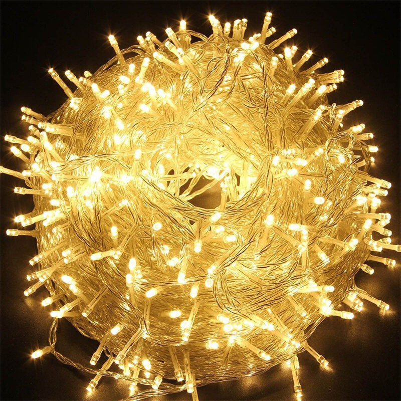 عيد الميلاد LED سلسلة أضواء ، الجنية ضوء جارلاند ، 8 طرق ، حفل زفاف ، عطلة ، 220 فولت ، 110 فولت ، 10 متر ، 20 متر ، 30 متر ، 50 متر ، 100 متر #3