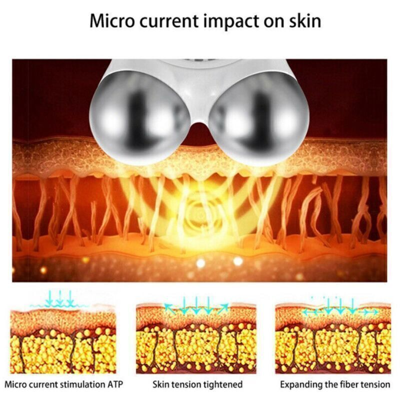 الكهربائية الصغيرة الحالية الوجه مدلك ثلاثية الأبعاد EMS ثبات مايكرو الحالي وذمة مرسوم التجاعيد الجلد تجديد الجمال أداة