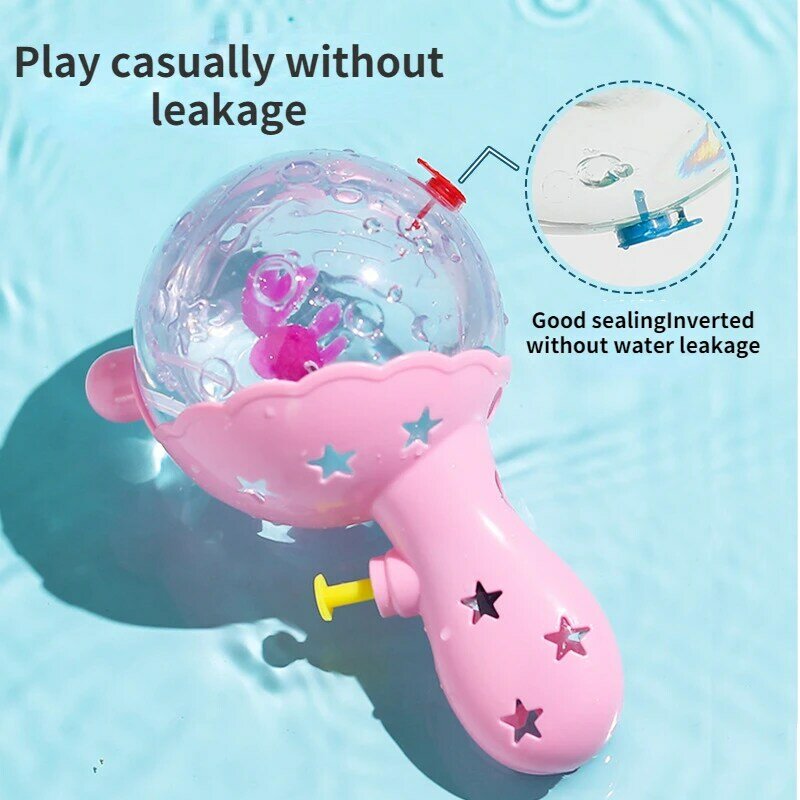 Children's Bath Toys New Mini Transparent Ball Water Gun Beach Plaything Summer Water Sports  Birthday Present Cute Little Thing