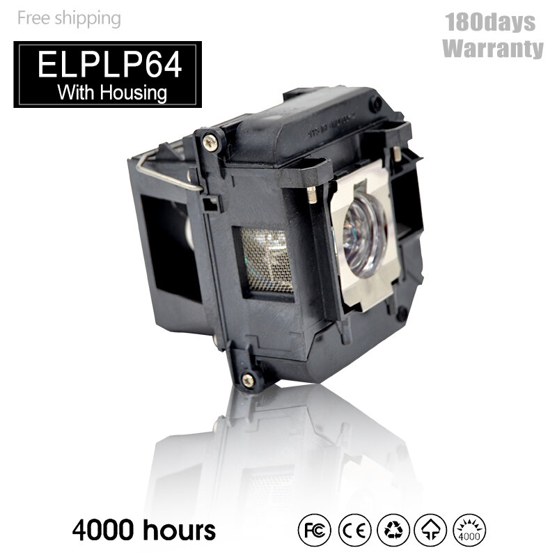 استبدال العارض مصباح ELPLP64 لإبسون EB-D6155W EB-D6250. EB-1840W EB-1850W EB-1860 EB-1870