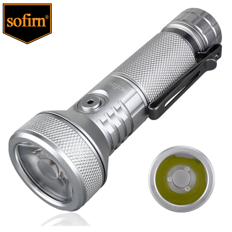 Sofirn IF22A TIR البصريات 2100 مصباح يدوي 21700 USB C قوية EDC ضوء الشعلة LED فانوس للصيد/الأسماك/التخييم