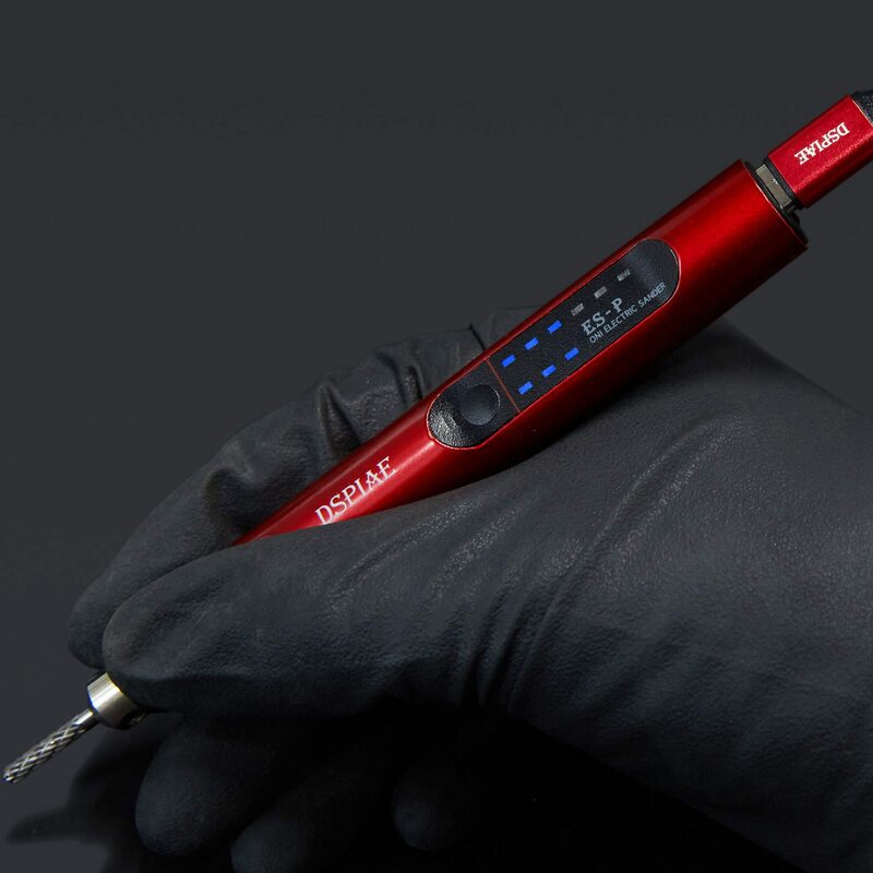 Dspae ES-P الكهربائية شحذ ساندر القلم الأحمر قلم أسود نوع ساندر صغيرة ماكينة شحذ 2022 جديد المحمولة السلطة أداة