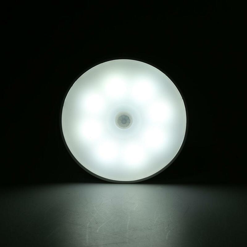 LED محس حركة ضوء ضوء الليل اللاسلكية تحت إضاءة الخزانات خزانة مصباح الذكية الحائط الجسم التعريفي مصباح ديكور المنزل