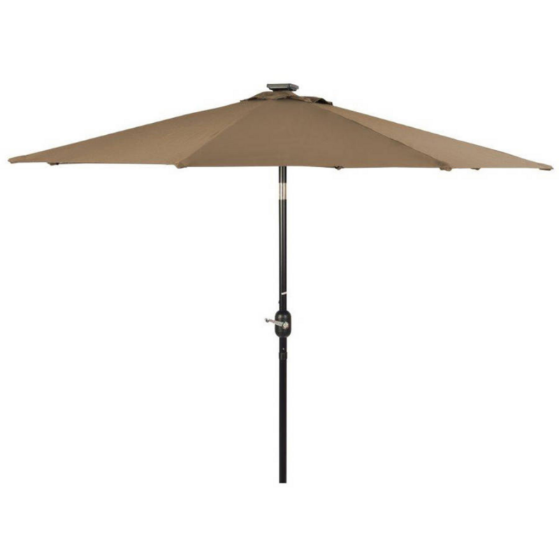 7 'مظلة فناء LED الشمسية بواسطة ابتكارات العلامات التجارية (أزرق)