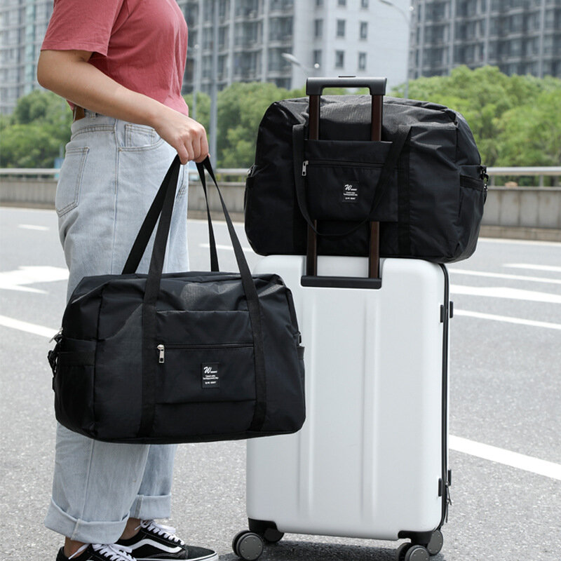 أكسفورد حقيبة اليد الأمتعة الإناث سعة كبيرة حقيبة السفر عطلة نهاية الأسبوع رحلة حقيبة التخزين الكتف مطابقة حقيبة العربة
