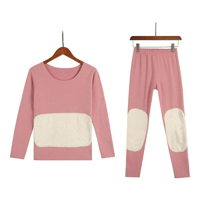 electric thermal underwear cotton, plus size, cotton sweater cotton antibacterial thermalunderwear, women's
