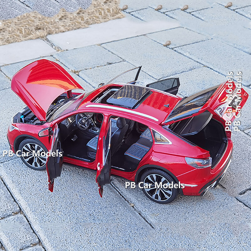 2021 1:18 جديد تيجوان X هاتشباك SUV سبيكة نموذج سيارة موديل #2