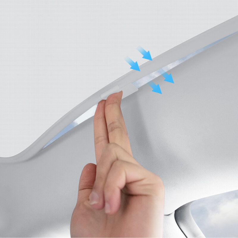 ل تسلا Model3 ModelY 2016-2021 الجبهة الخلفية فتحة سقف الزجاج الأمامي كوة شبكة تظليل ترقية الشمس ظلال الزجاج سقف ظلة