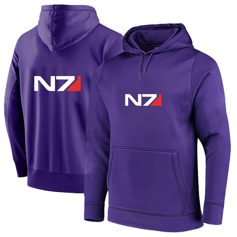 2022  Mass Effect N7 Mens Turtleneck Sweaters Slim Pullover Autumn Solid Color Handsome Long Sleeve Knitwear  Tops #5