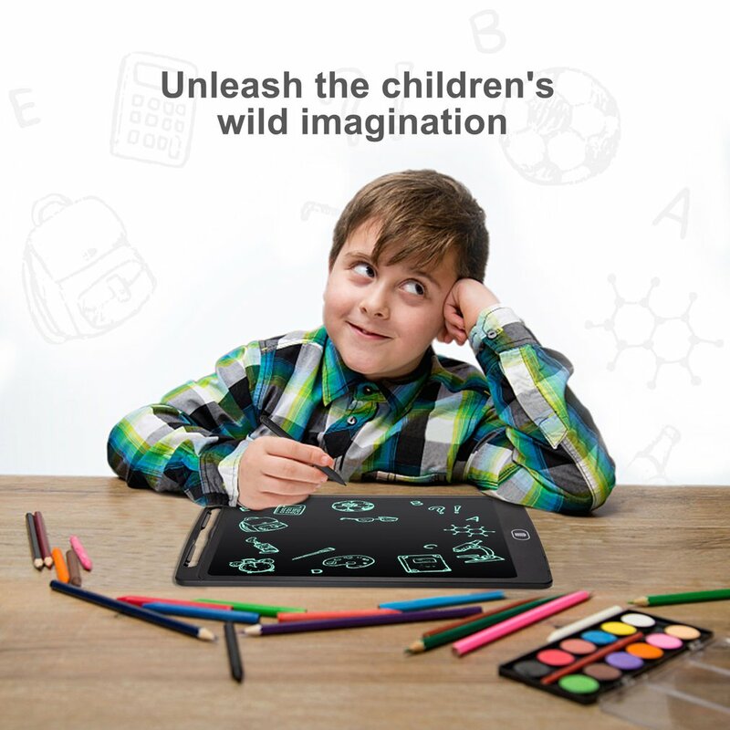 10 بوصة الأطفال الإلكترونية الرسم مجلس شاشة LCD الاطفال الكتابة اللوحي الرقمية اللون اللوحة بخط اليد وسادة اللعب #6