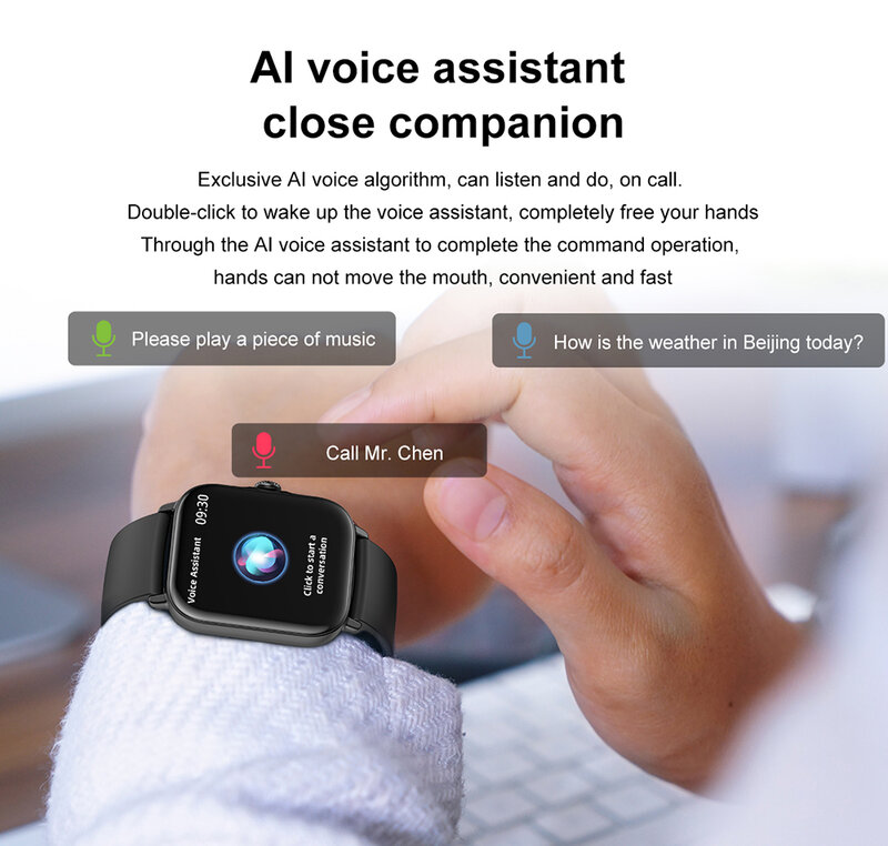 COLMI 2022 جديد بلوتوث الإجابة مكالمة ساعة ذكية الرجال 1.81 بوصة HD كامل اللمس SmartWatch الطلب مكالمة جهاز تعقب للياقة البدنية أندرويد IOS