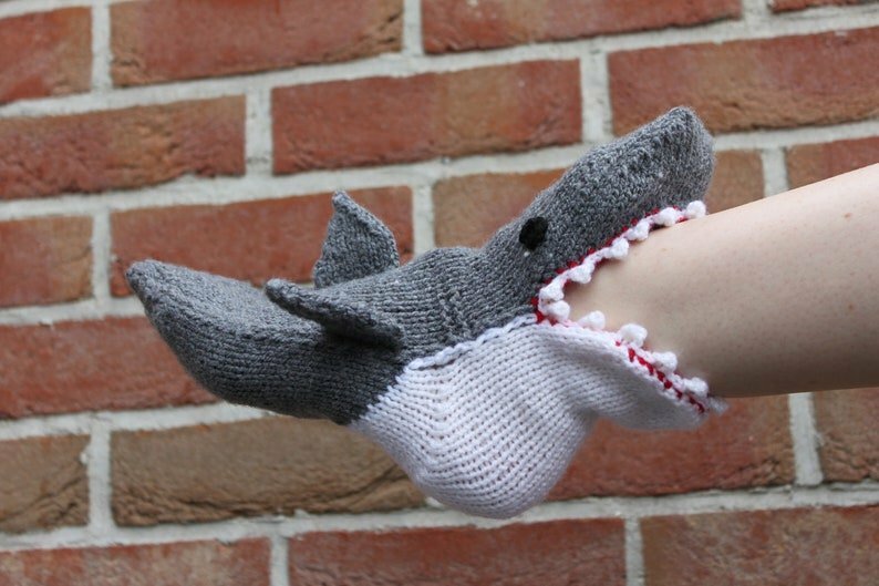 Krfa جديد 2021 هدية الكريسماس القرش الأسماك الحرباء التمساح جوارب منسوجة لطيف للجنسين الجدة الشتاء الدافئة الطابق جورب للرجال النساء