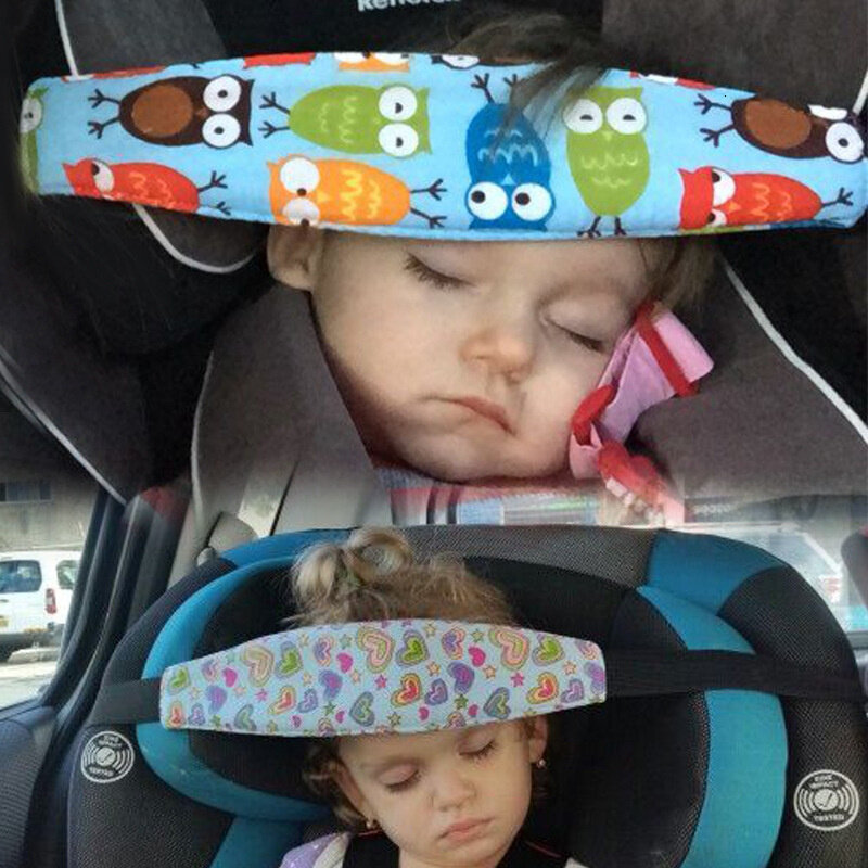 1 قطعة سيارة سلامة الأطفال تحديد الفرقة مقعد السيارة النوم Nap طفل النوم داعم رأس حزام الموضع الطفل حامل بكرة حزام