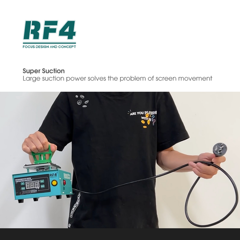 RF4 المدمج في مضخة تفريغ 7 بوصة الهاتف شاشة تعمل باللمس تفكيك أداة إصلاح LCD فاصل آلة 110/220 فولت RF-PEACE #4