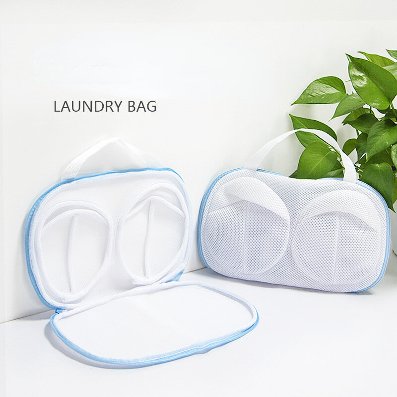 Washing Machine Special Laundry Zipper Brassiere Bag Anti-deformation Underwear Bra Laundry Bag Portable Home Laundry Tools