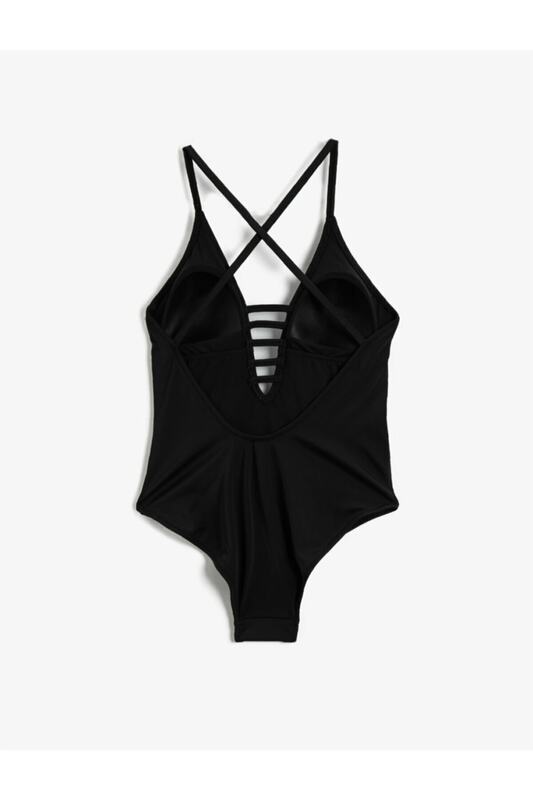 Women's Swimsuit Black Solid Color Swimwear One Piece Swimwear Female Push Up Suit Monokini Brazilian Swimming Suits
