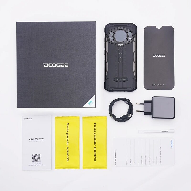 هاتف DOOGEE S98 إصدار عالمي هيليو G96 ثماني النواة شاشة 6.3 بوصة FHD + عرض 8 جيجابايت 256 جيجابايت كاميرا 64 ميجابكسل بطارية 6000 مللي أمبير في الساعة شحن سريع 33 واط