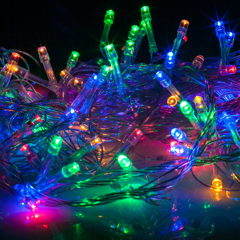 الأسلاك النحاسية LED سلسلة أضواء ، أضواء الجنية ، شجرة عيد الميلاد الحلي ، حفل زفاف الديكور ، مصباح ، 20 متر