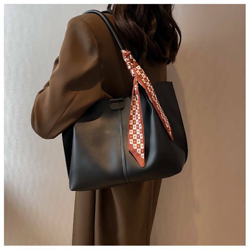 CGCBAG 2022 مصمم بسيط حقائب للنساء العلامة التجارية الفاخرة حمل حقيبة عالية الجودة بولي Leather جلد سعة كبيرة حقيبة كتف المرأة