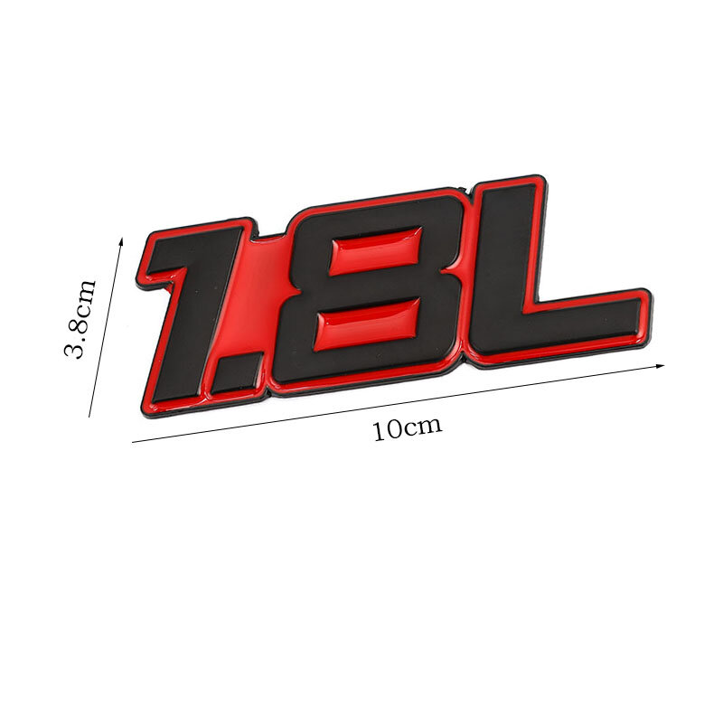 1.5L 1.6L 1.7L 1.8L 1.9L ملصق سيارة شعار شارة الشارات لأودي SUV تويوتا ميني بيجو هوندا فولكس فاجن فورد مرسيدس جيب