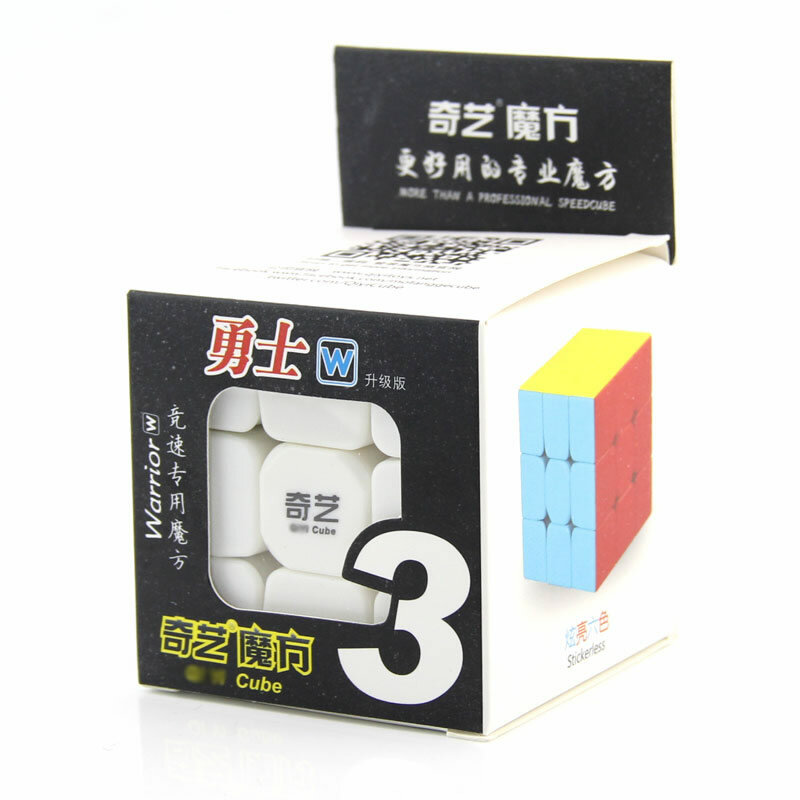 QiYi Warrior W 3x3x3 المكعب السحري 3x3 Neo سرعة ملتوي لغز الدماغ دعابة ألعاب تعليمية للأطفال