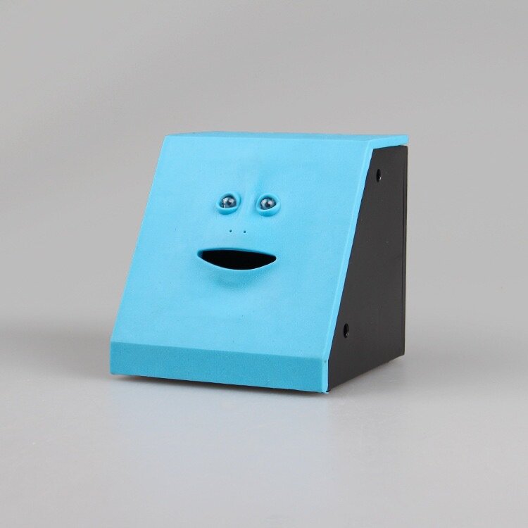 مضحك وجه الإنسان صندوق المال الكهربائية ، محاكاة ساخرة الإبداعية ، استشعار الوجه ، عملة البنك ، عملة ، لعب الأطفال ، هدايا الجدة #6