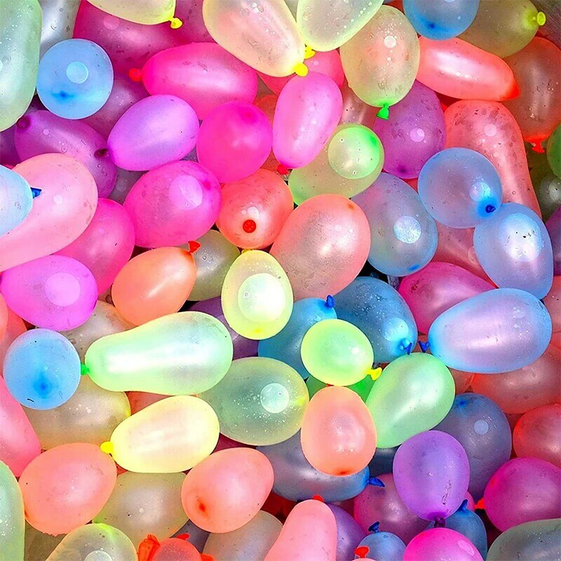555 قطعة بالونات المياه مضحك الصيف لعبة للهواء الطلق بالون حزمة ملء بالونات المياه القنابل ألعاب Novelty للأطفال الصيف اللعب