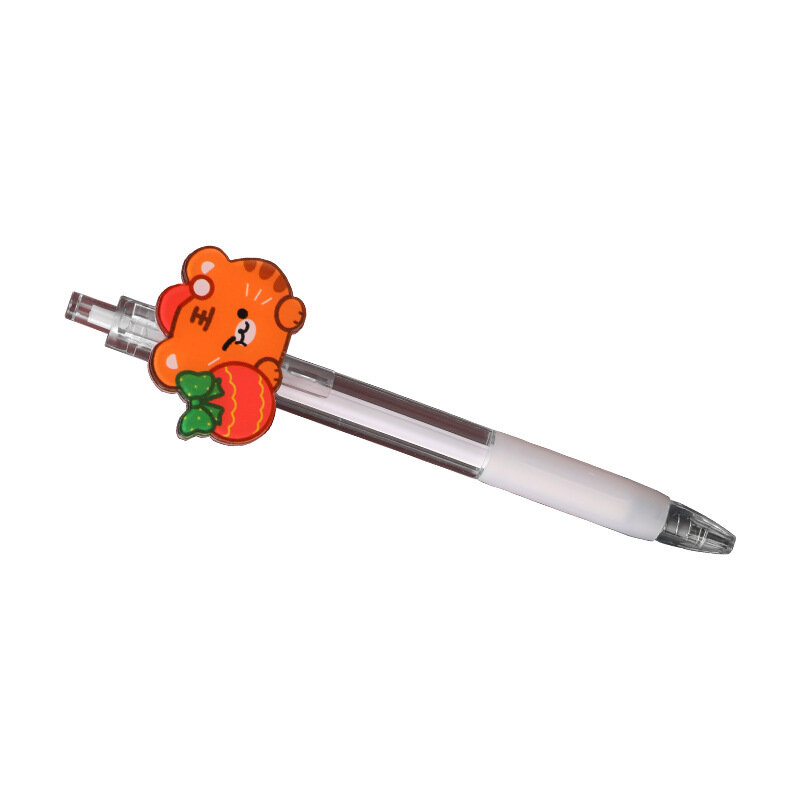 Christmas press neuter pen press formula bullet writing signature pen student exam office black Roller ball pen 0.5