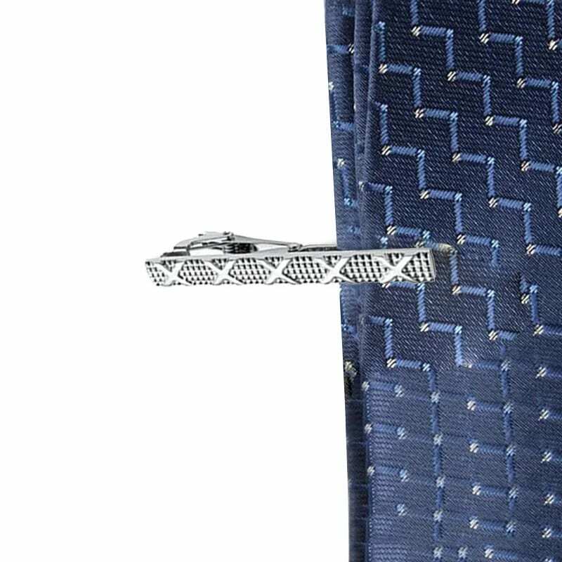 1 Pcs Men Metal Tie Clip Clamp Necktie Bar Clasp Wedding Bridegroom Business Formal Gifts Accessories Metal Tie Clip #2