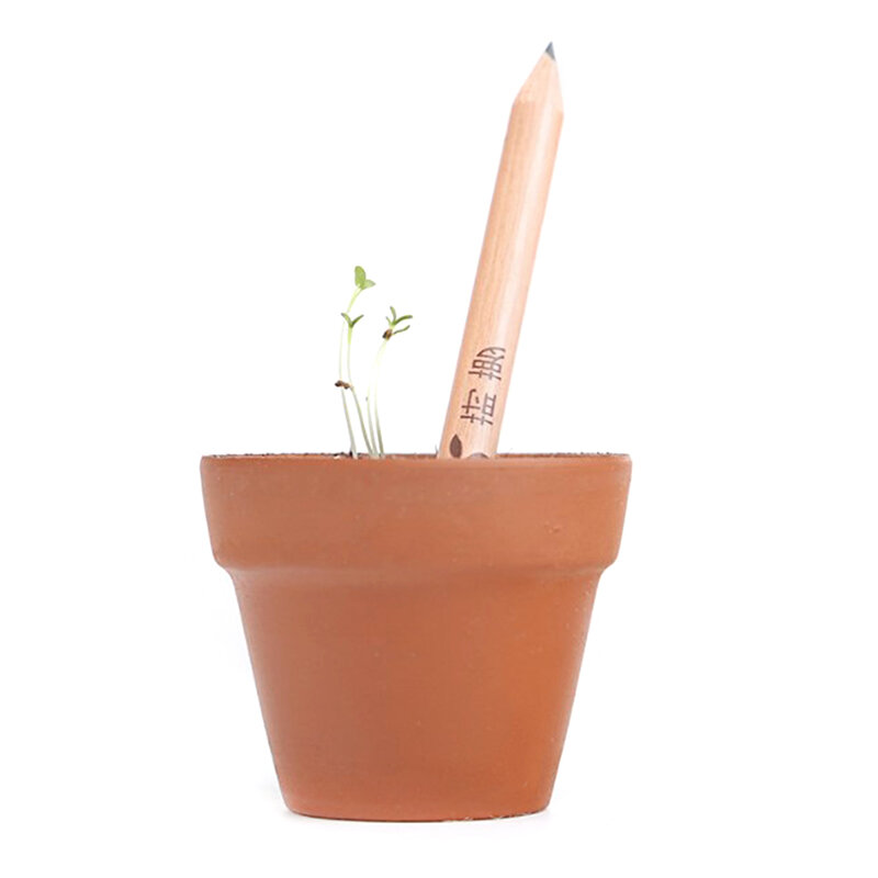 8 قطعة إنبات فكرة مجموعة أقلام رصاص لزراعة قلم رصاص صغير لتقوم بها بنفسك سطح المكتب بوعاء النبات هدايا خاصة قلم رصاص الفني