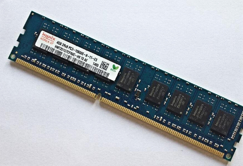 ذاكرة الوصول العشوائي 4GB PC3-10600E UDIMM 4G DDR3 1333 ذاكرة ECC نقية