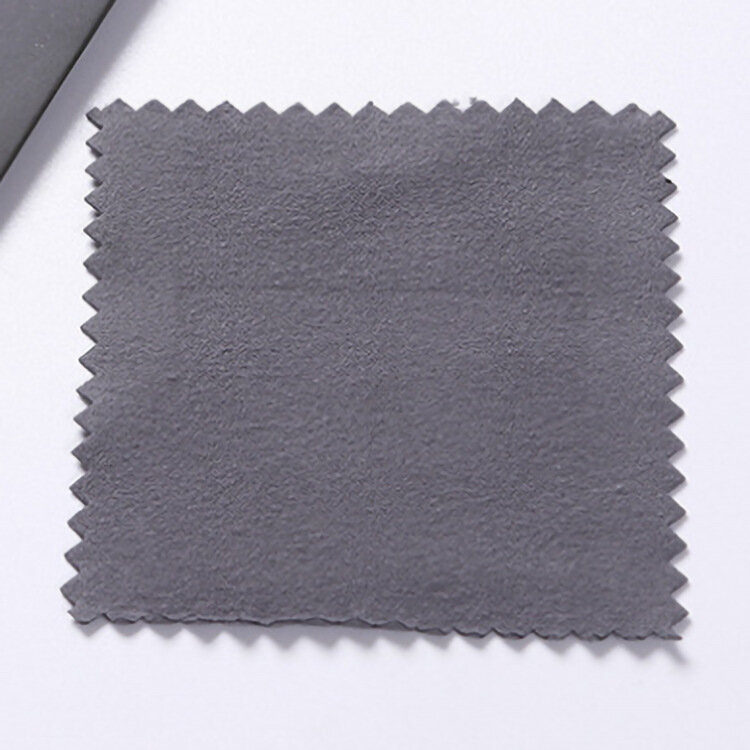 10 Pcs 8x8cm Silver Polishing Cloth for Jewelry Cleaning Anti Tarnish Silver Cleaning Cloth Soft Wipe Individually Packaged