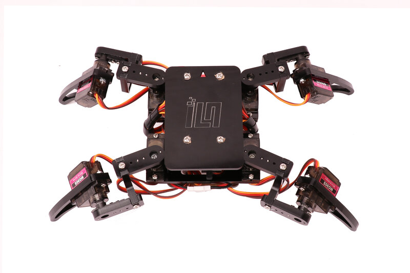 بيونيك رباعية العنكبوت روبوت عدة لاردوينو esp8266 (نوديمكو) ، الجذعية التكنولوجيا التعليمية ألعاب التحكم عن بعد مع دليل بدف
