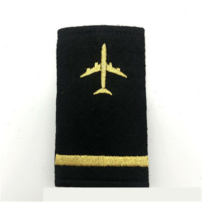 الهند حزام الكتف الحرير مع طائرة كابتن الخطوط الجوية الجيش الكتوفات للزينة معطف موحد