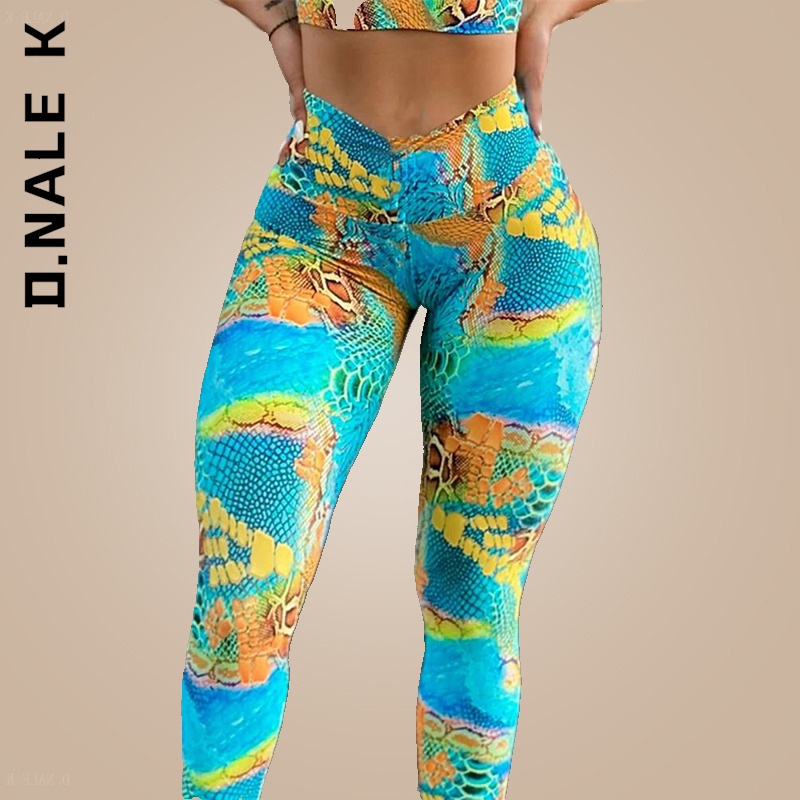 D.Nale K Women Seamless New Fitness Sporty Legging Women Gym Large Size Women's Pants Tights High Waist Yoga Pants Women Female