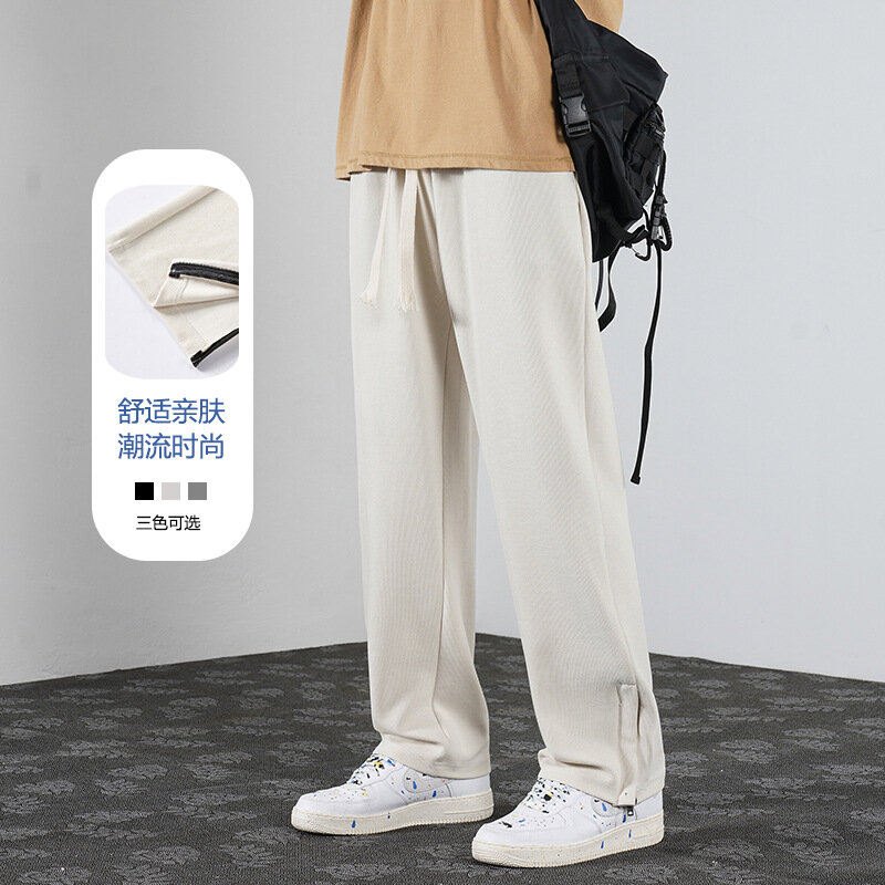 السراويل الرجال عادية النسخة الكورية الحريم الشارع الشهير 2022 جديد السراويل القطن الكاحل طول الرجال السراويل الاتجاه جودة ملابس للرجال