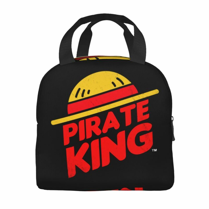 القراصنة الملك معزول حقيبة الغداء للنساء مانعة للتسرب قطعة واحدة لوفي برودة الحرارية حقيبة غداء أطفال مدرسة الأطفال #2
