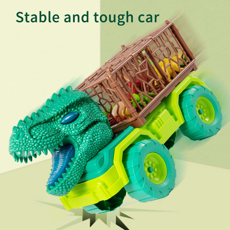 الديناصورات النقل الناقل شاحنة سيارة لعبة Indominus ريكس الحديقة الجوراسية التعليمية دمى الديناصور للأطفال الأولاد الهدايا