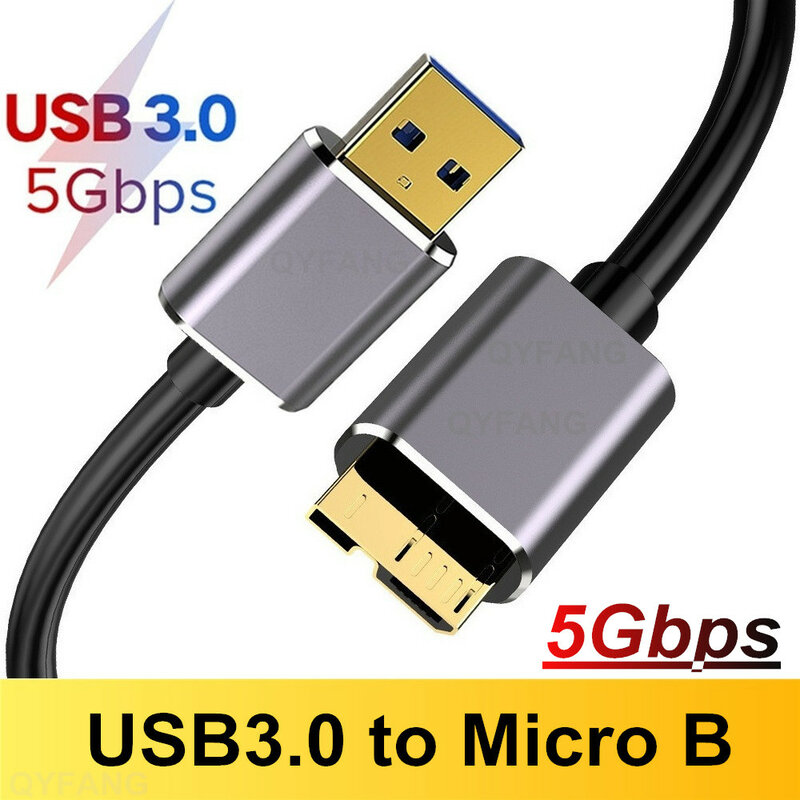 القرص الصلب كابل خارجي USB مايكرو B كابل HDD كابل مايكرو كابل البيانات SSD Sata كابل لسامسونج القرص الصلب مايكرو B USB3.0 كابل #1