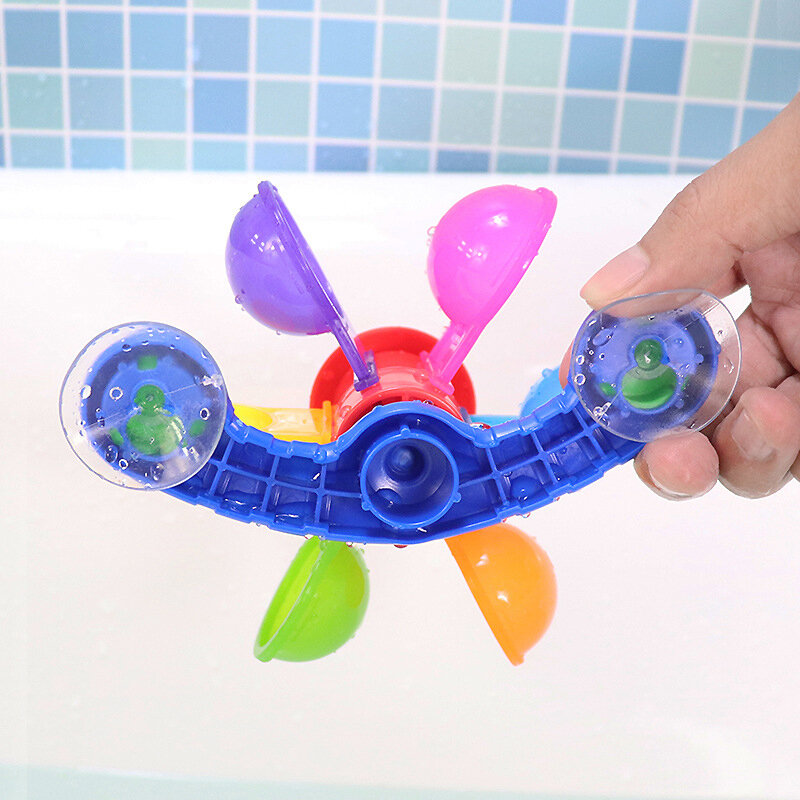 حمام الطفل اللعب الملونة المائية الاستحمام مصاصة حوض الاستحمام رذاذ الماء اللعب مجموعة دش الرش لعبة للأطفال طفل الأطفال