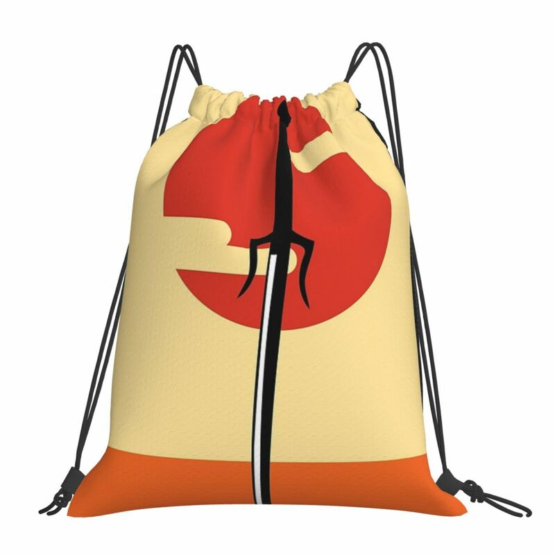 حقيبة ظهر من Samurai Champloo حقيبة ظهر برباط صغيرة حقيبة ظهر محمولة غير رسمية حقيبة جيب برباط حقائب كتب