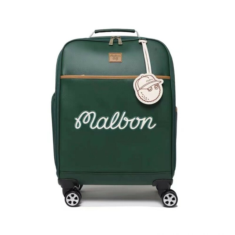 Malbon جولف حقيبة الملابس أربعة حقائب سفر بعجلات عربة موضة عالية الجودة حقيبة الأمتعة