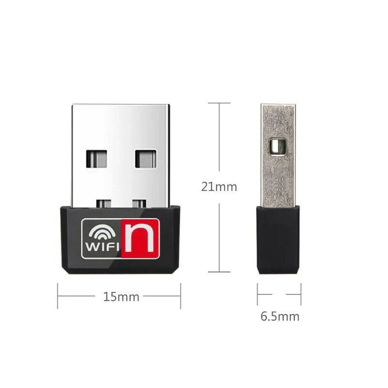 JCKEL واي فاي صغير محول USB دونغل سائق حر 150Mbps USB-بطاقة الشبكة إيثرنت اللاسلكية