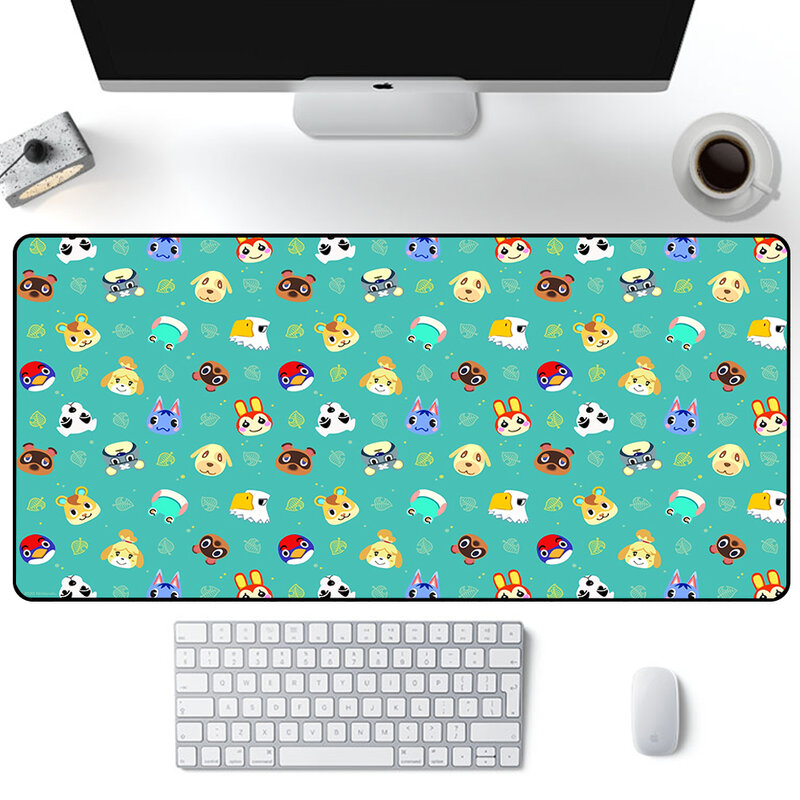 لوحة فأرة جديدة لعبور الحيوانات لوحة ماوس كبيرة لألعاب الكمبيوتر الشخصي حصيرة فأرة كمبيوتر لوحة مفاتيح وحصيرة للمكتب والكمبيوتر المحمول