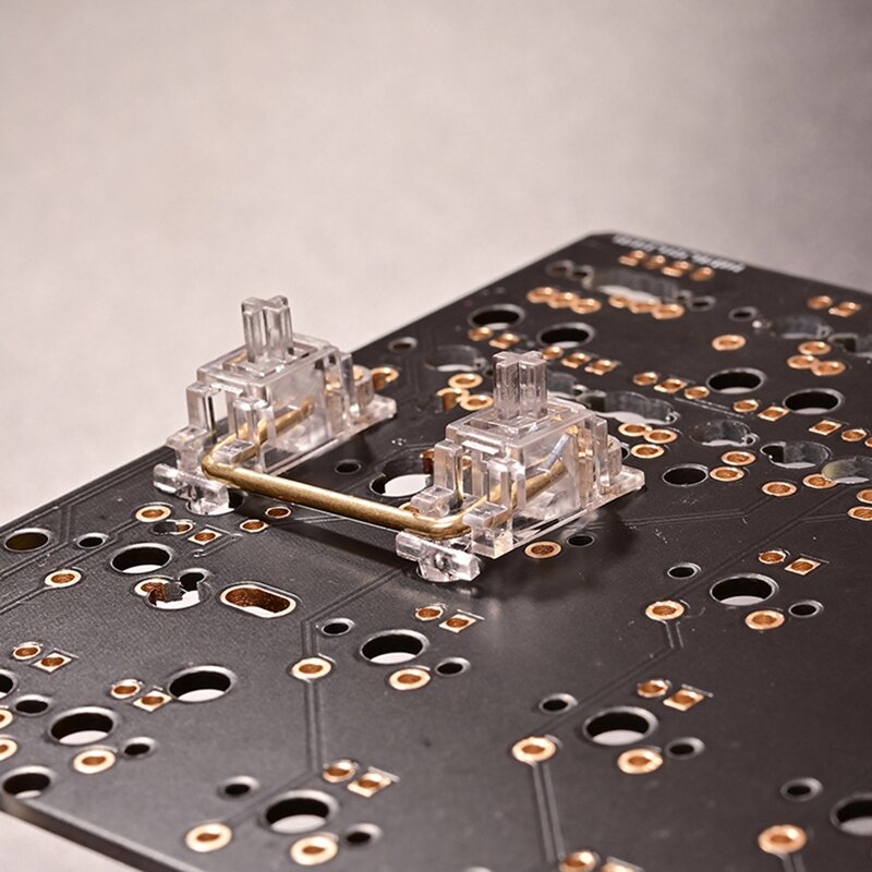 PCB Stabilizer Screw-In Stabilizers Transparent Gold-Plated 6.25U Customized Mechanical Keyboard PCB Screw-In Stabilizer #4