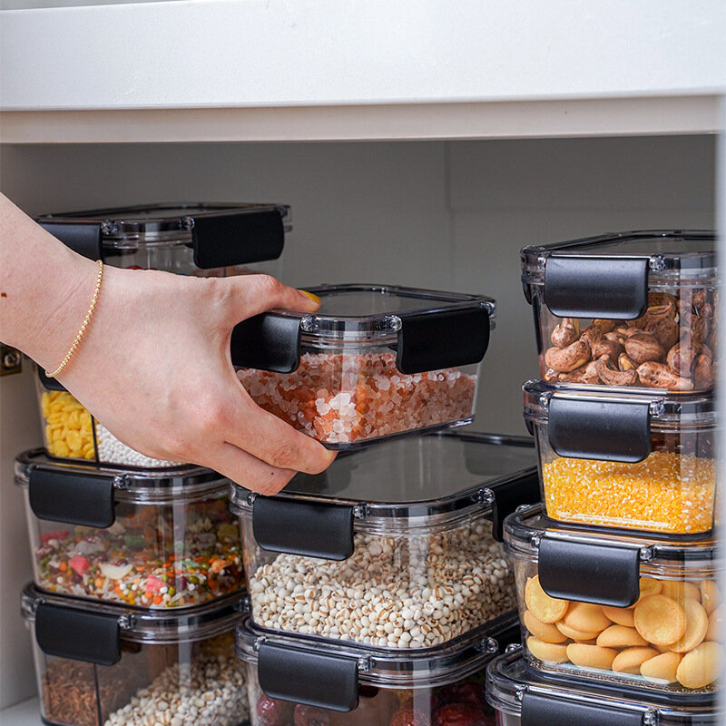 صندوق معزول الثلاجة المطبخ الغذاء الحاويات علب الاغذية متعددة قدرة الطازجة الخضار الفاكهة صندوق تخزين es المطبخ صندوق تخزين